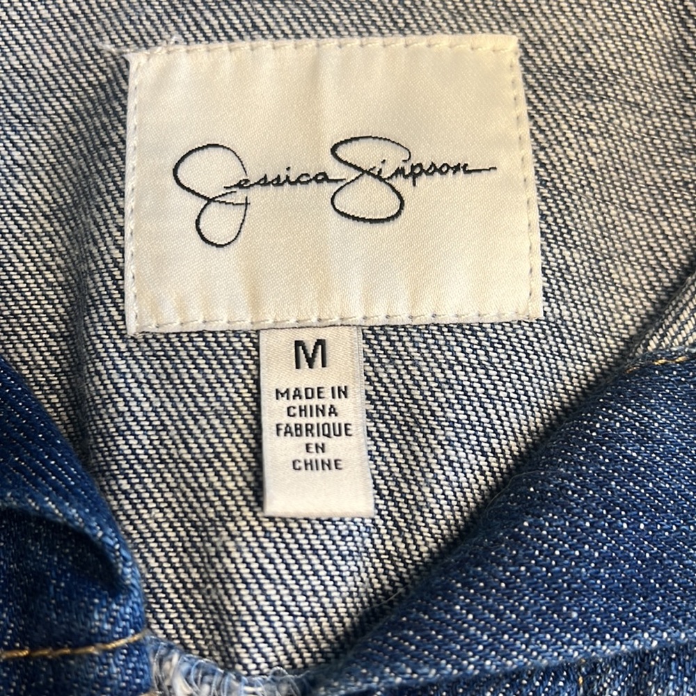 Jessica Simpson denim jacket. - Picture 3 of 5